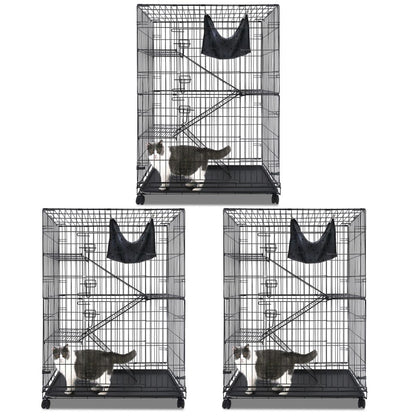 50" Collapsible Cat Cage C01