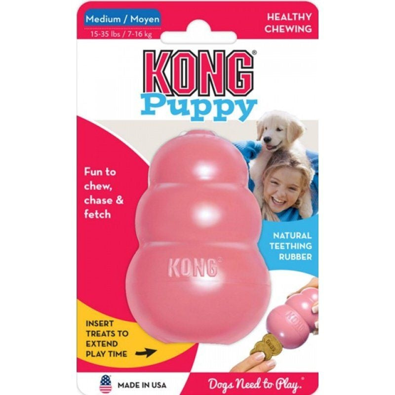 Kong Puppy Kong - Medium (5"l X 2.25"w X 7.5"h)