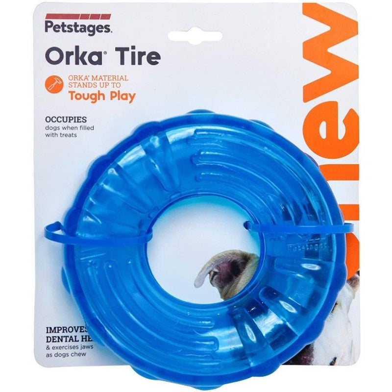 Petstages Orka Tire Treat Dispensing Chew Toy For Dogs - 1 Count