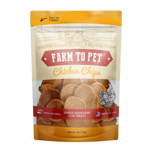 Farm To Pet Chicken Chips (4oz)