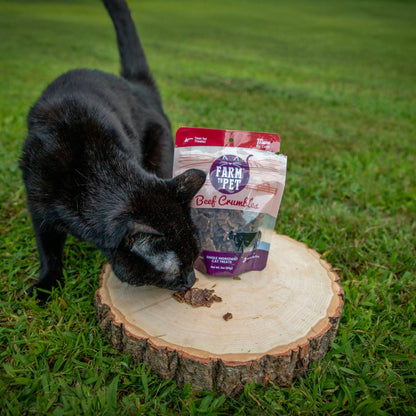 Beef Crumbles Cat Treats | High Protein Treats for Cats