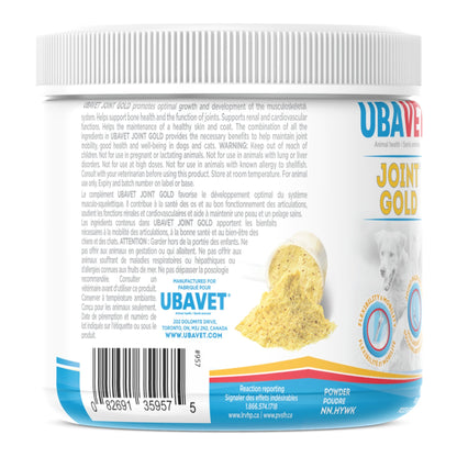 UBAVET Joint Gold Joint Care Powder for Dogs & Cats – 8.8 oz (250g)