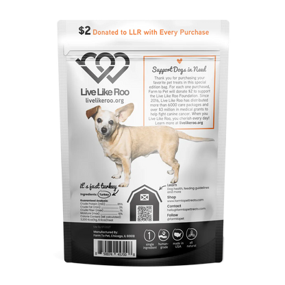 Farm To Pet Live Like Roo Turkey Chips (4oz)
