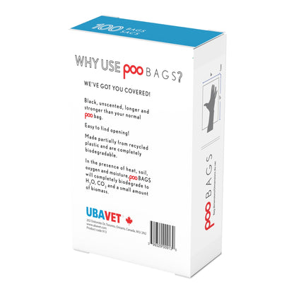 UBAVET DOO Extra-Long Durable Waste Bags for Dogs & Cats – (100-Pack)