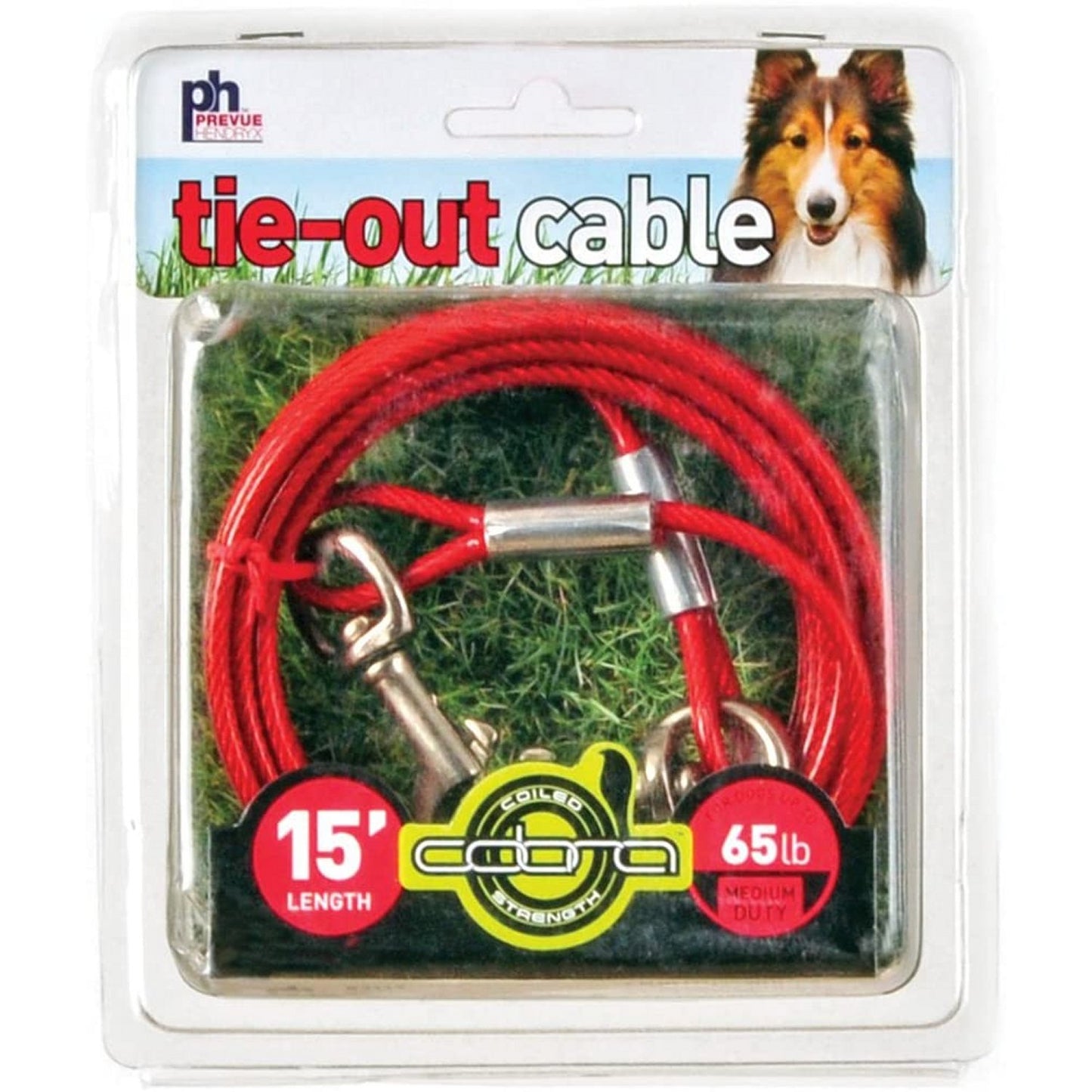 Prevue Pet Products 15 Foot Tie-out Cable Medium Duty PawCounter.com