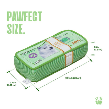 CASH IS KING PLUSH DOG TOY