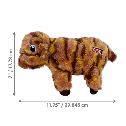 Kong Dog Low Stuff Stripes Cow