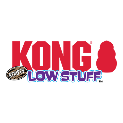 Kong Dog Low Stuff Stripes Cow