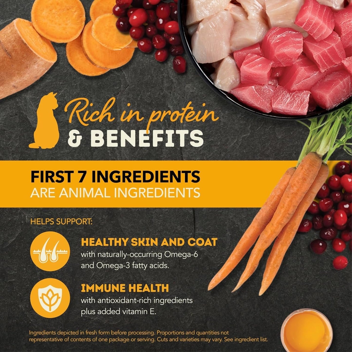 Acana grain free cat food wet with rich protein ingredients supporting healthy skin coat and immune health