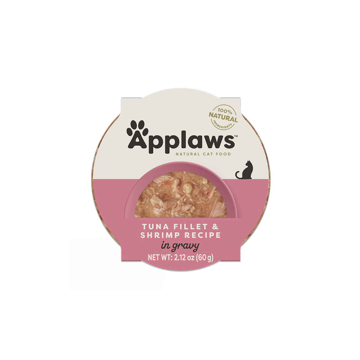 Applaws tuna shrimp wet cat food in gravy 2.12 oz container by The Family Pet