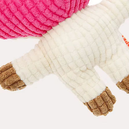 Milou & Lumi Pet Plush Squeaky Toy - Cow