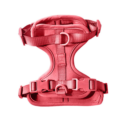 Come Here Buddy Adjustable Dog Harness for Small and Large Dogs in Bright Red Color