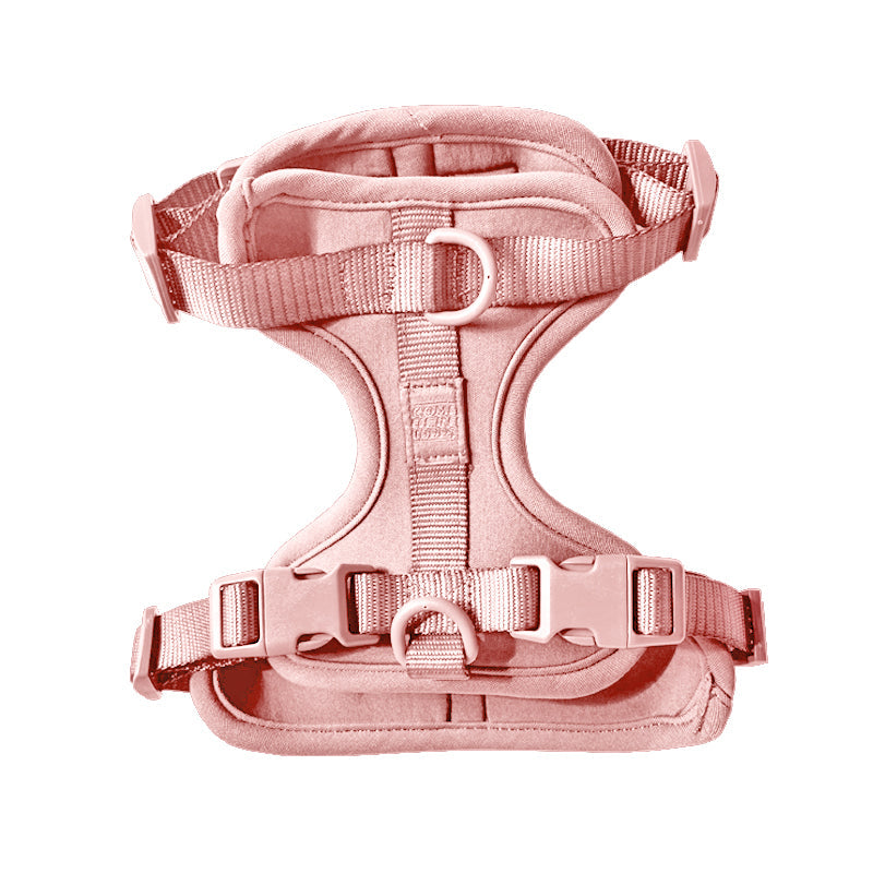 Come Here Buddy Adjustable Dog Harness for Small and Large Dogs in Soft Pink Color