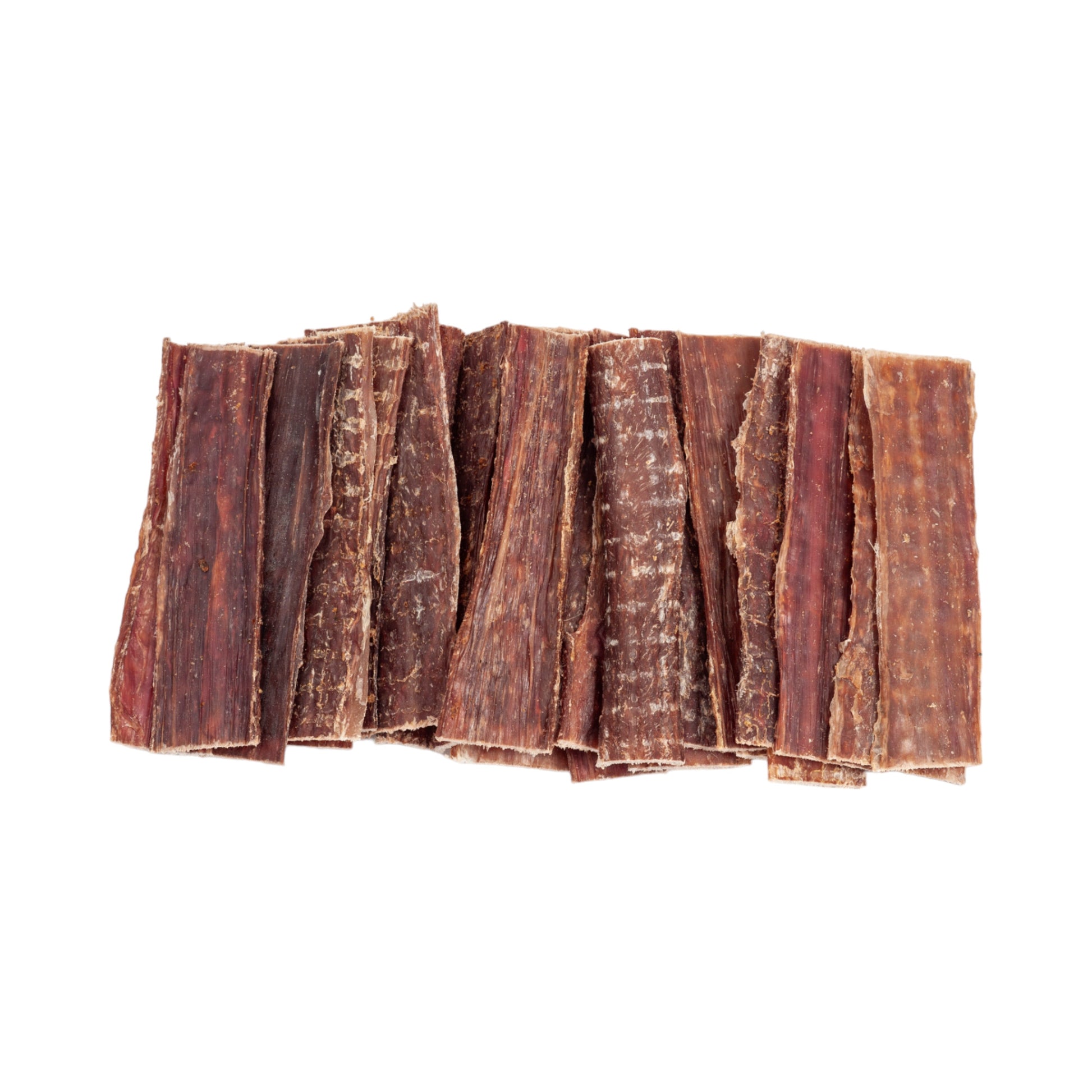 American Pet Supplies all natural beef dog treats in thin, rectangular strips perfect for training rewards