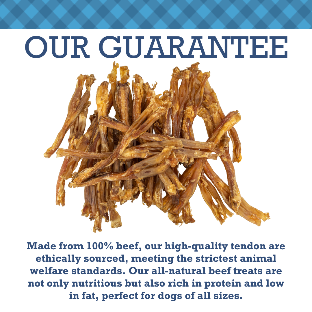 American Pet Supplies all natural beef tendon dog chews made from 100 percent ethically sourced beef