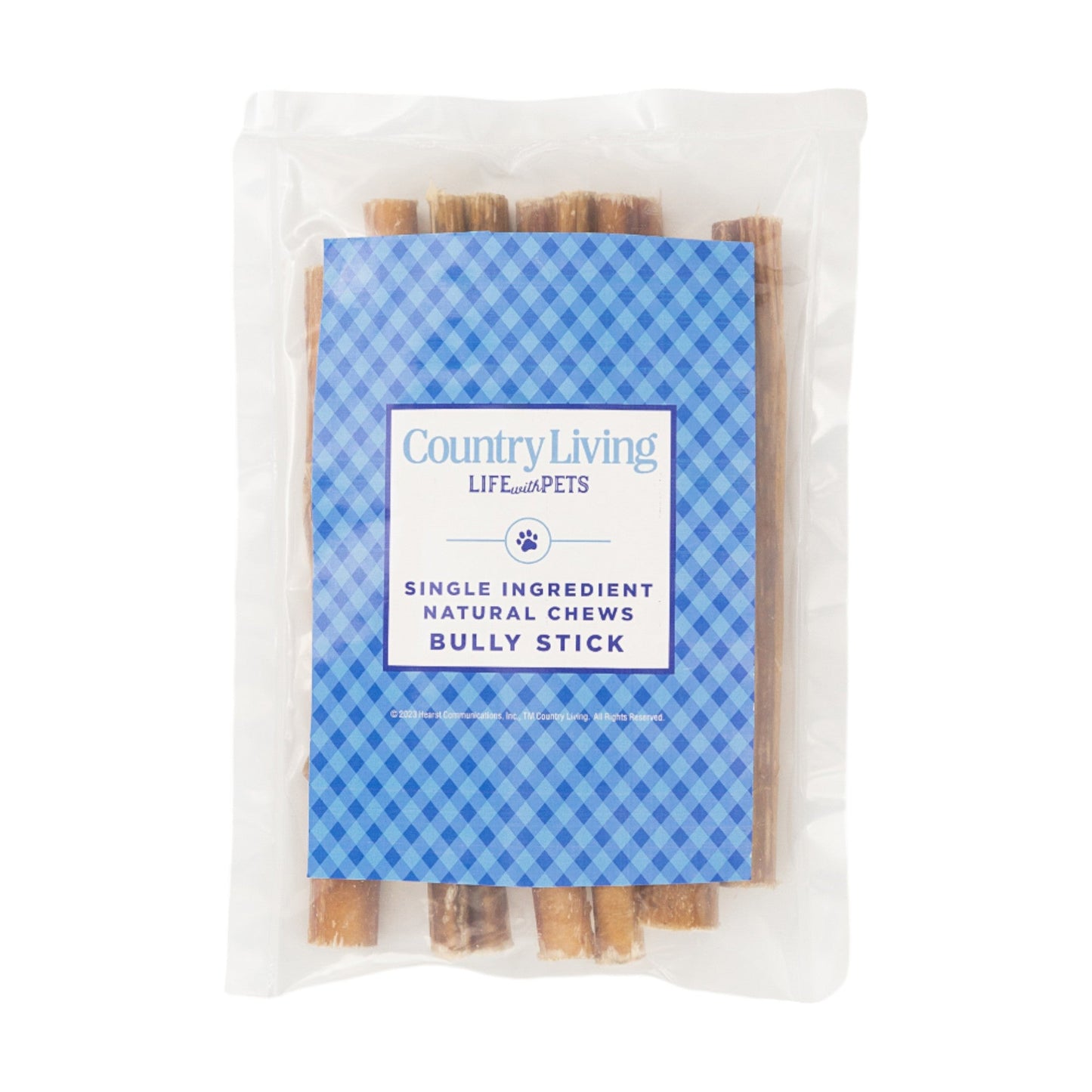 American Pet Supplies all natural bully sticks for dogs single ingredient natural chews in clear packaging