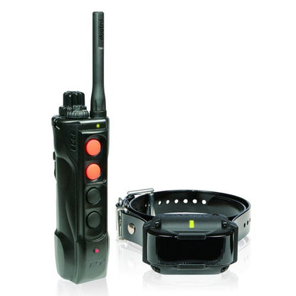 Dogtra Edge RT dog trainer with black remote control and adjustable dog training collar