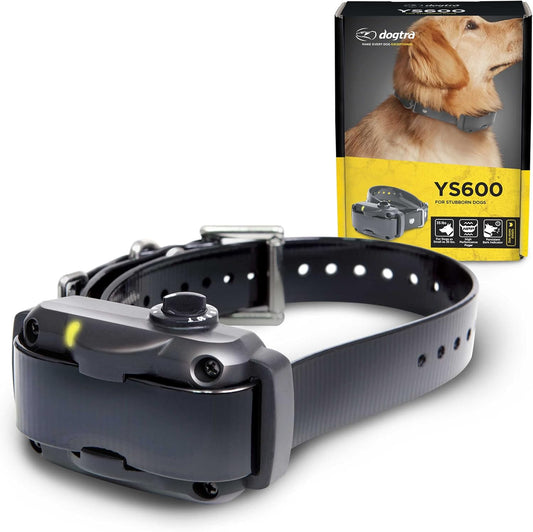 Dogtra YS600 bark collar for stubborn dogs with adjustable strap and remote control