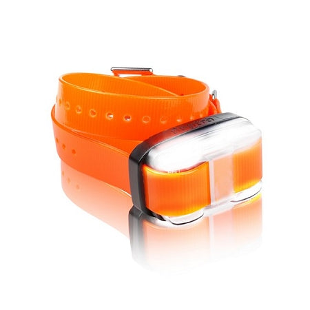 Dogtra EDGE 1 Mile Extra Collar in bright orange with adjustable strap for dog training