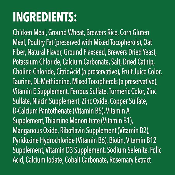Cat dental treats by The Family Pet with ingredients list highlighting health benefits for dental care