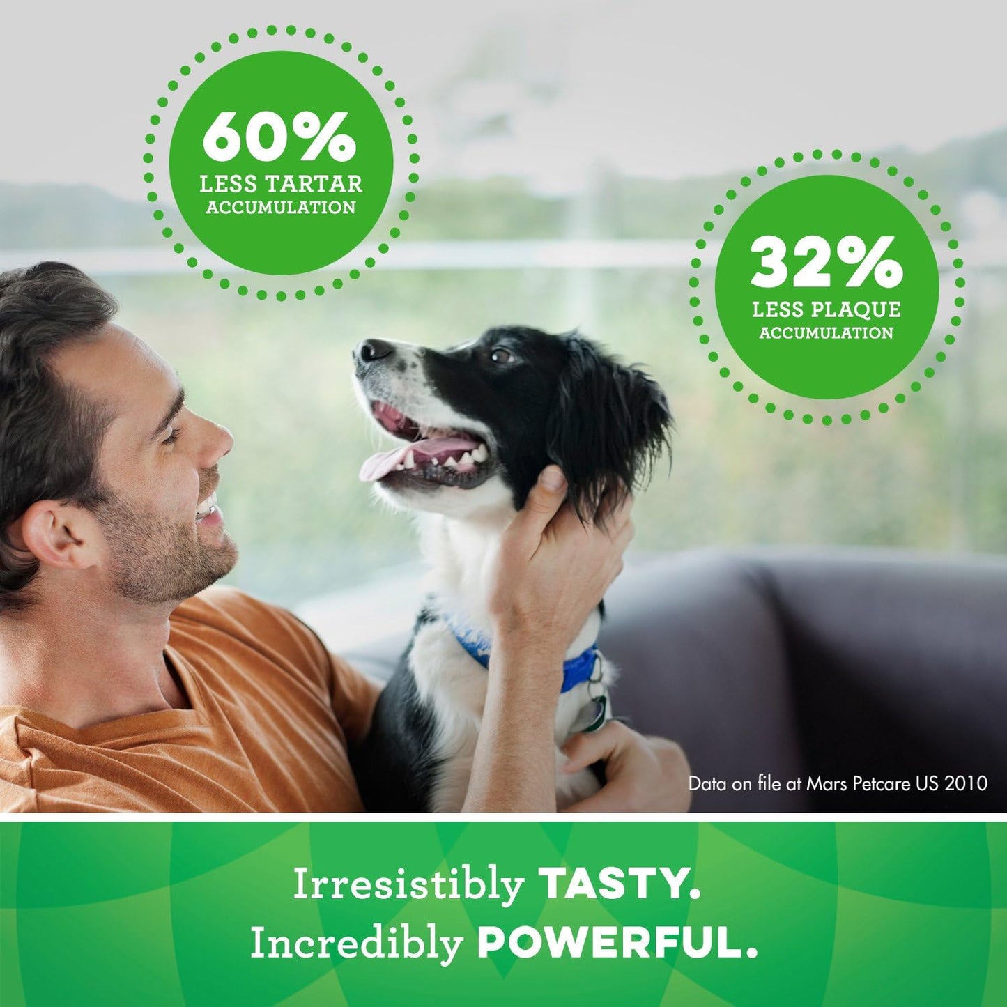 The Family Pet Greenies dental treats for large dogs with benefits of less tartar and plaque accumulation