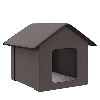 Cozy heated cat house for outdoor use featuring a durable design and easy entrance for outdoor cats
