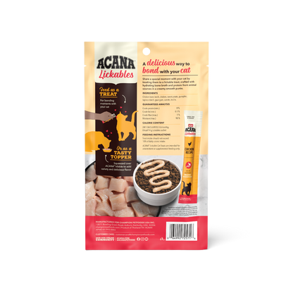 Acana Lickables Chicken Cat Treats (2.5oz)