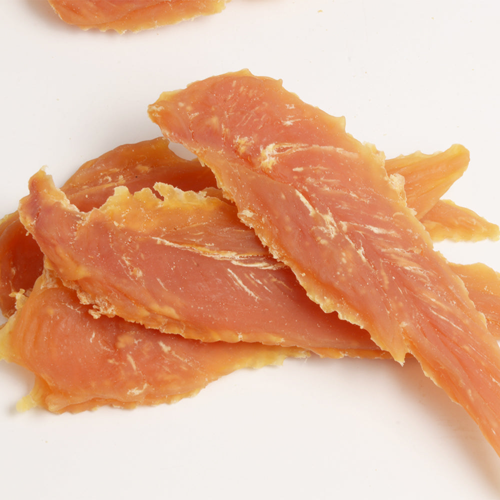 American Pet Supplies chicken breast dog treats close-up showing natural texture and color