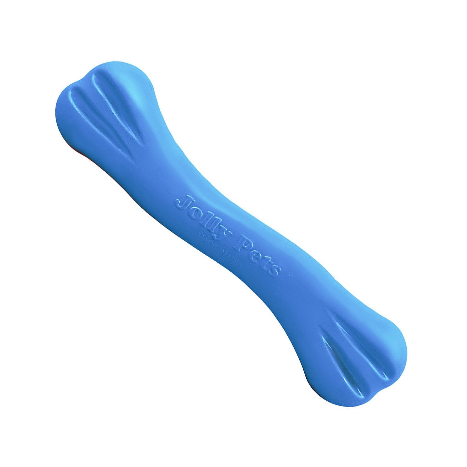 Jolly Chew Bone for dogs in blue, durable and perfect for playful chewing sessions