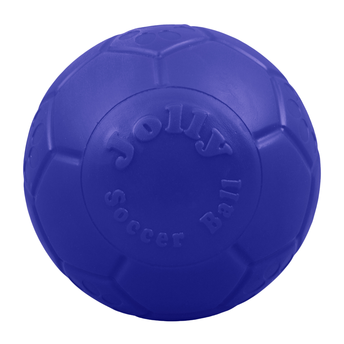 Jolly Pets dog soccer ball in vibrant purple, perfect for interactive playtime and exercise