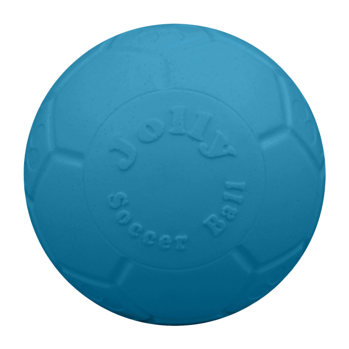 Jolly Pets Dog Soccer Ball in Blue for Active Playtime and Fetching Fun