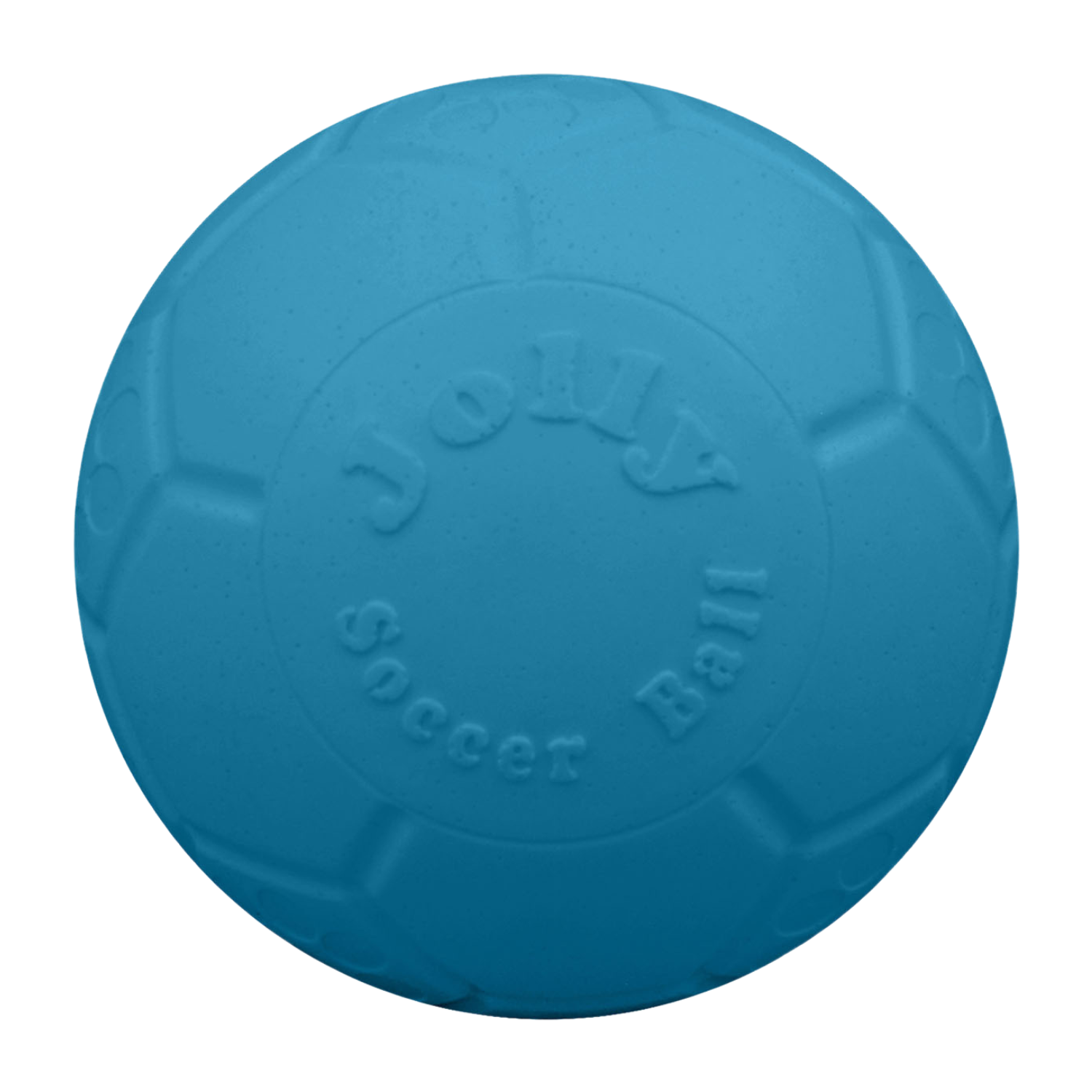Jolly Pets Dog Soccer Ball in Blue for Active Playtime and Fetching Fun