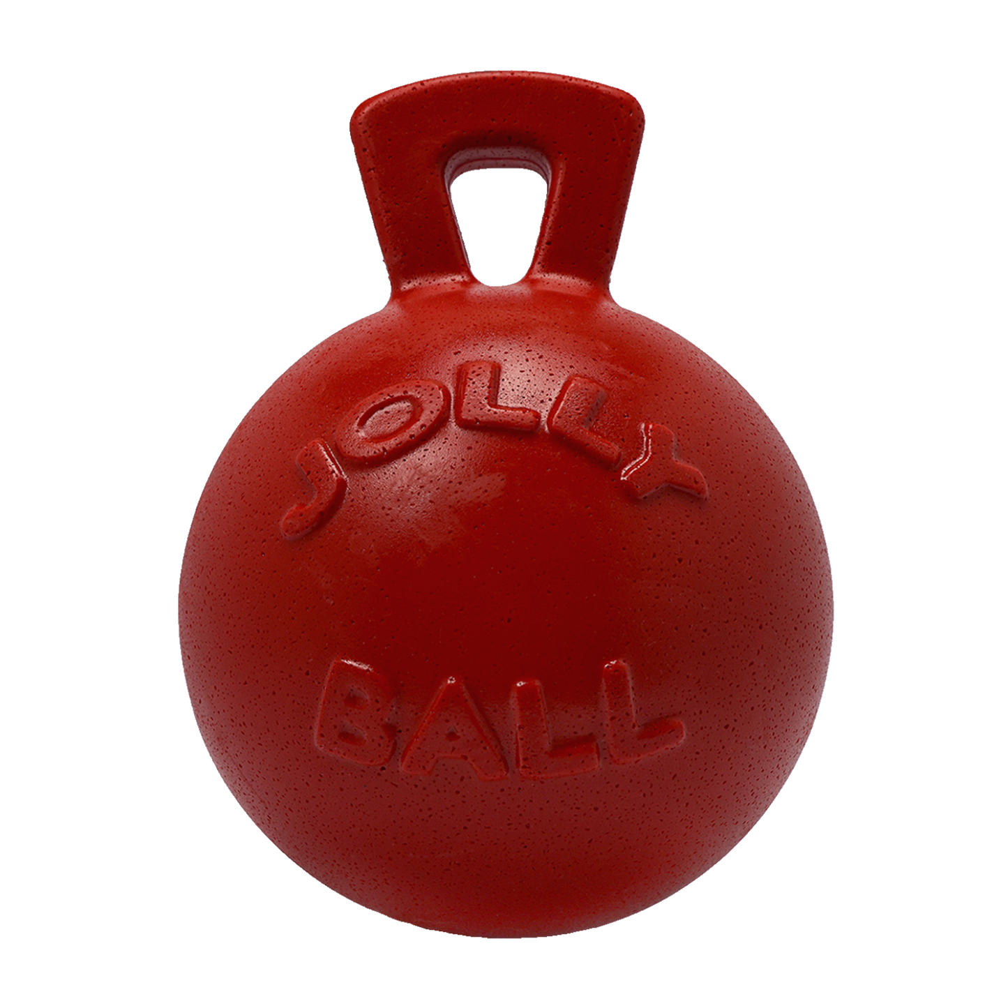 Jolly Pets Red Jolly Ball as a durable dog tug and toss toy for outdoor play