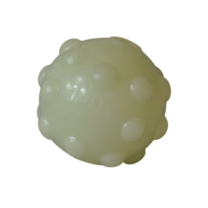 Jolly Jumper pet toy, durable glow-in-the-dark ball for interactive playtime with dogs
