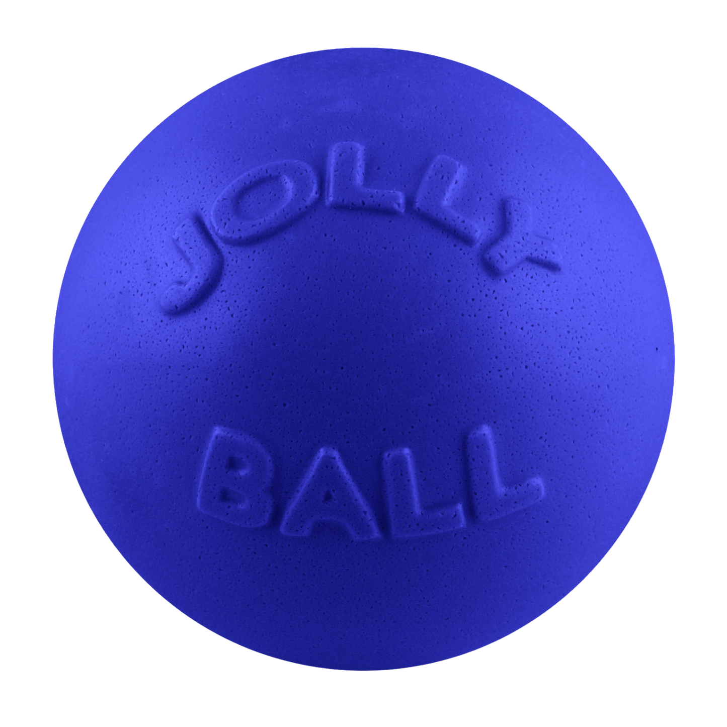 Jolly Pets durable dog play ball in bright blue for active and playful dogs
