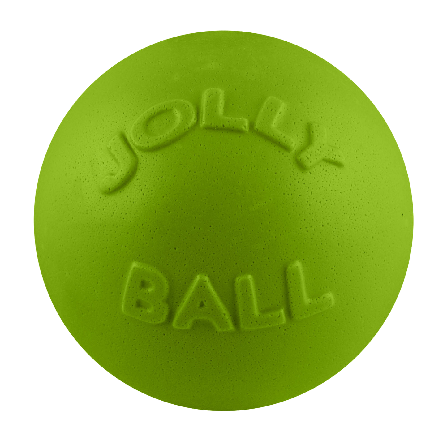 Jolly Pets Durable Dog Play Ball in bright green for interactive outdoor play