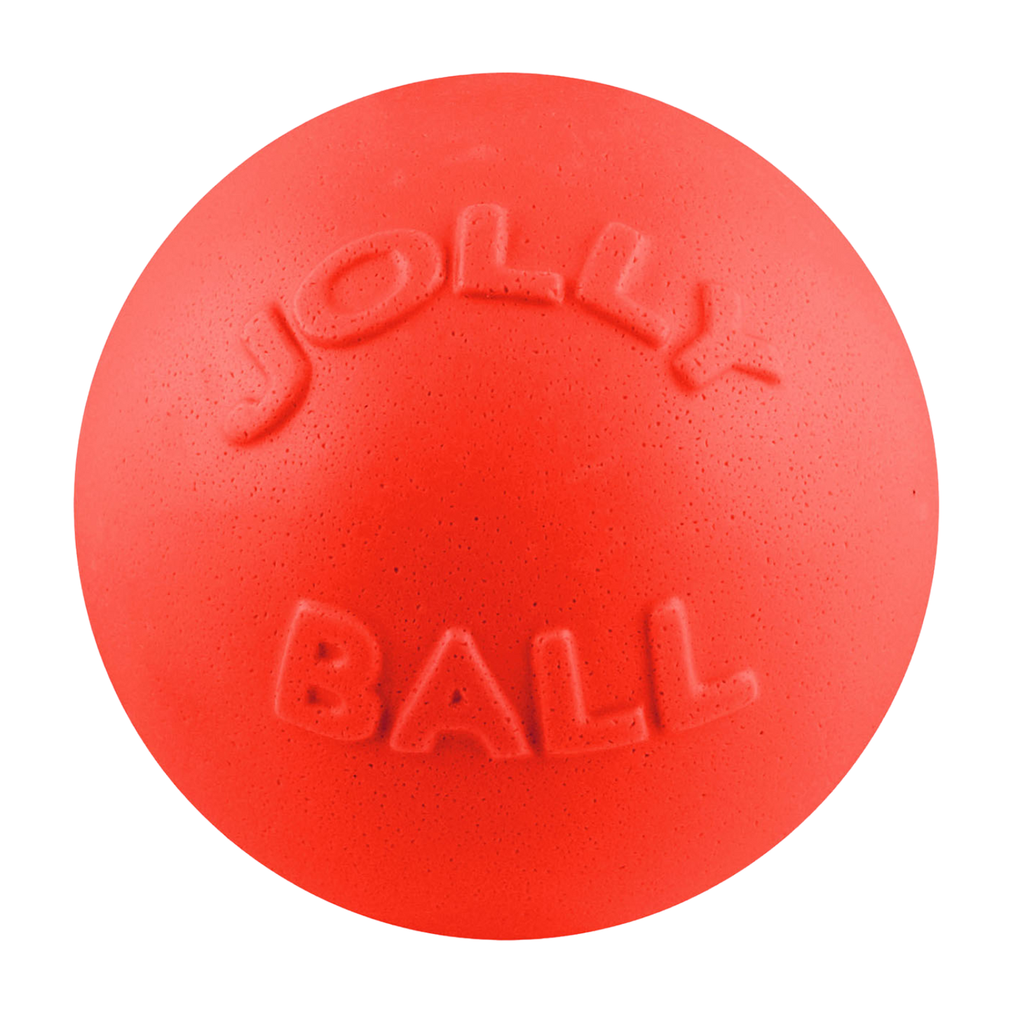 Jolly Pets durable dog play ball in bright red for long-lasting outdoor fun