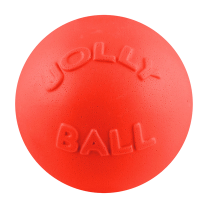 Jolly Pets durable dog play ball in bright red for long-lasting outdoor fun