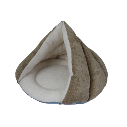 Jolly Pets Kitty Kasa Hut Cat Bed in cozy design for comfort and warmth for cats