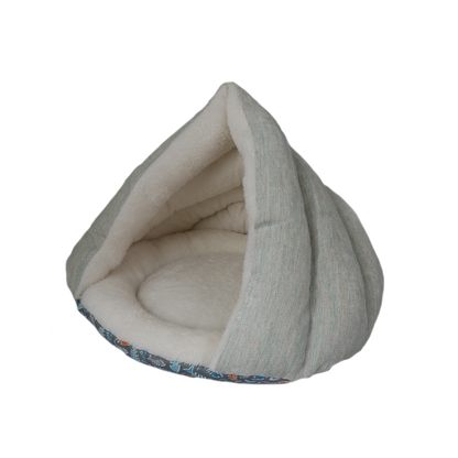 Cozy Jolly Pets Kitty Kasa Hut Cat Bed with soft interior for comfortable cat lounging