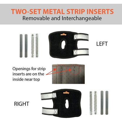 NeoAlly 3-in-1 Short Rear Leg Hock Brace for Smaller Dogs with Rigid and Spring Inserts | Safety Reflective Straps [Short Version] (Pair)