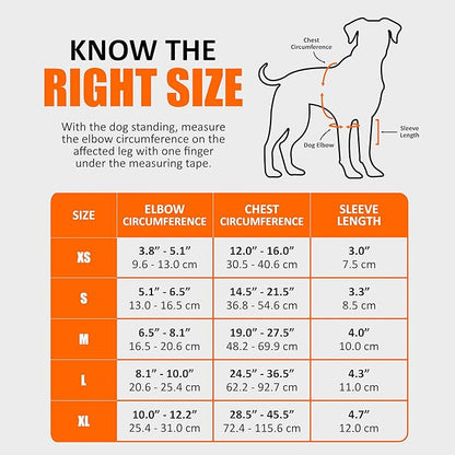 NeoAlly Elbow and Shoulder Brace for Dogs and Cats - Optimal Support for Pet Mobility