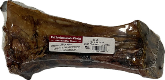 USA club beef dog bone for dogs, made from 100% USA beef, perfect for medium to large pets