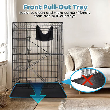 50" Collapsible Cat Cage C01