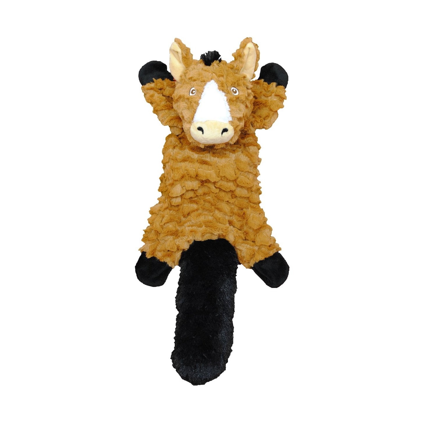 Jolly Pets plush lion dog toy with soft fabric and squeaker for interactive playtime