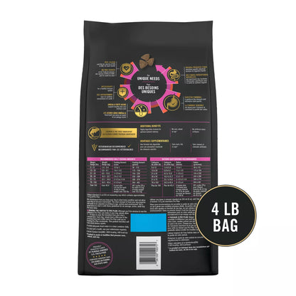 The Family Pet 4 lb bag of sensitive skin dog food salmon with unique nutrients for dog health