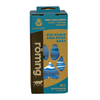 Bio-based Dog Poop Bags with Bamboo Dispenser