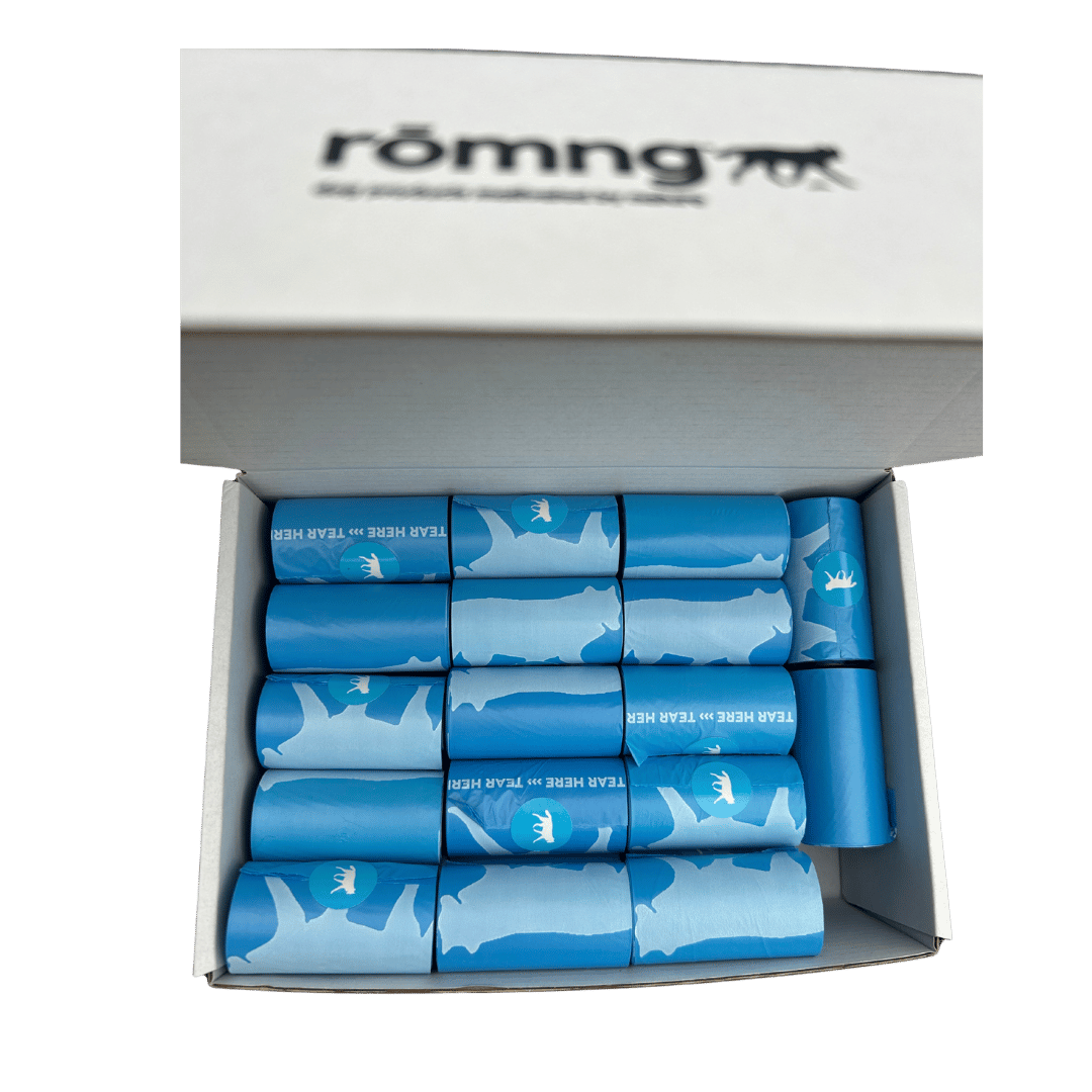 rōmng Bio-Based Dog Poop Bags - 120 Leak Proof Bags