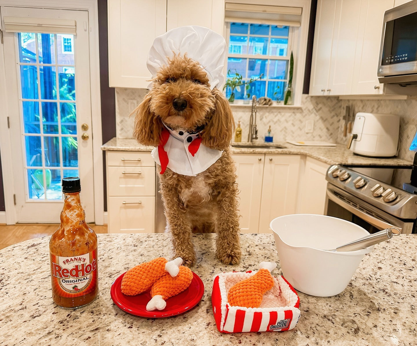 PAWTY FRIED CHICKEN INTERACTIVE SNUFFLE MAT DOG TOY