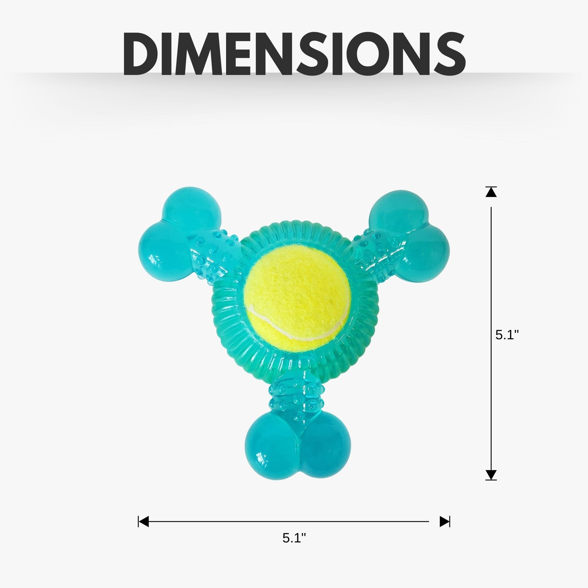 TPR tennis ball dog toy variety pack in vibrant colors, featuring soft and durable design for fetching fun